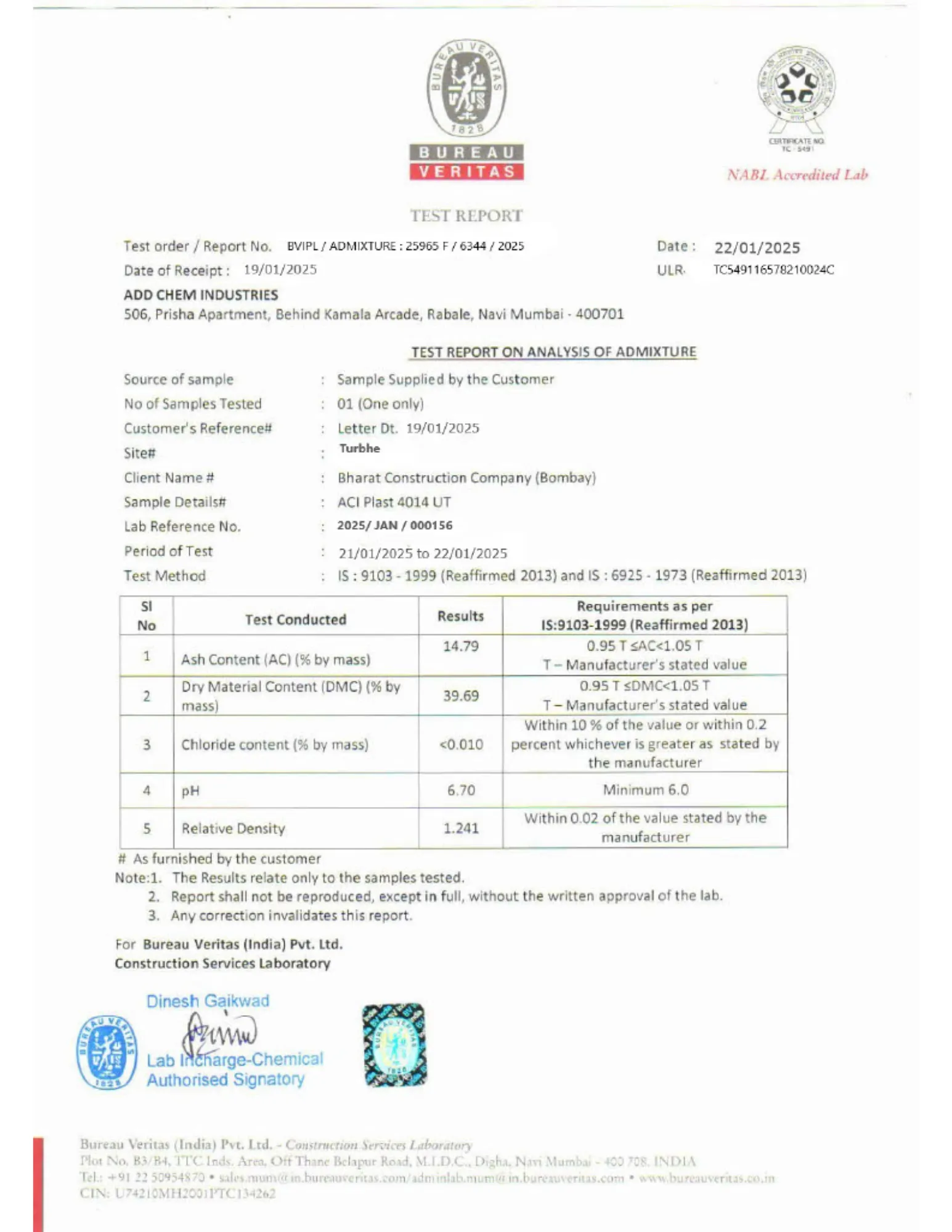 BUREAU VERITAS